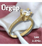 14 AYAR 2.37 GRAM ALTIN TEKTAŞ YÜZÜK