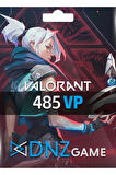 Valorant Points 485 Vp Tr