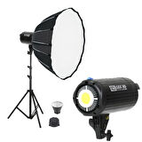 GDX HD-200W + 70 Parabolic Gridli Softbox Bebek Çekim Seti