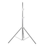 Gdx LS-260D Gümüş Kalın Işık Ayağı (260 cm)