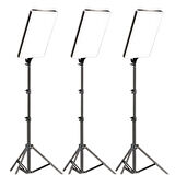 Gdx P300TS BiColor Fotoğrafçılık ve Stüdyo Aydınlatması 80 Watt LED Video Panel Sürekli Işık Üçlü Set