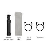 Gdx 20800mAh Hızlı Şarjlı Dış Çekim 100W Çıkışlı Taşınabilir El Tipi Powerbank Tripod Batarya