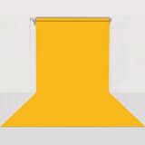 Gdx Sabit (Tavan & Duvar) Kağıt Sonsuz Stüdyo Fon Perde (Deep Yellow) 2.70x11 Metre