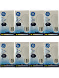 General Electric 8W 2700K (Sarı Işık) E27 Duylu Led Cam Ampul (8 Adet)