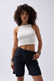 GETİCARET Halter Yaka Crop