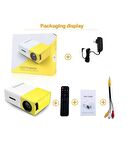 Taşınabilir Mini Led Projeksiyon Cihazı Ev Sineması