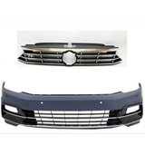 Volkswagen Passat B8 İçin Uyumlu R-Line Ön Tampon & Panjur Set 2015+