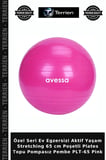 Özel Seri Ev Egzersizi Aktif Yaşam Stretching 65 cm Poşetli Plates Topu Pompasız Pembe PLT-65 Pink