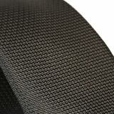 Siyah Slim Fit Düz Renk Dokuma Kravat / DDK-08