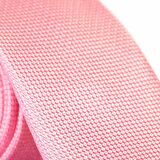 Pembe Slim Fit Düz Renk Dokuma Kravat / DDK-18