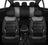 NiCe Shop Renault Clio  2 Uyumlu Koltuk Kılıfı Scorpion - Siyah