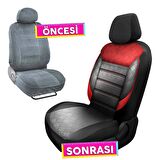 NiCe Shop Volkswagen Golf 6 Uyumlu Koltuk Kılıfı Scorpion - Kırmızı