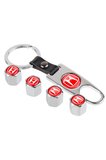 Honda Stream Metal Sibop Kapağı Ve Anahtarlık Seti Krom Renk Krl