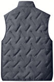 Ghassy Co. Unisex Çift Katman Ultra Termal Isı Yalıtımlı Su ve Rüzgar Geçirmez İçi Peluşlu Yelek