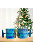 Nazar boncuklu el mandala Porselen Fincan / Kupa -mug