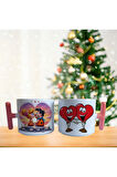 Taş Devri Aşkı porselen fincan / kupa -mug