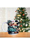 Mickey Ve Minnie Mouse Porselen Kupa