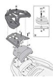 Gıvı Sr1123 Honda Forza 300 Abs (13-17) Arka Çanta Taşıyıcı