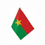 Burkina Faso Masa Bayrağı
