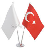 Türk-Beyaz Masa Bayrağı