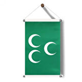 Askılı Yeşil-Üçhilal Poster 30x50 cm