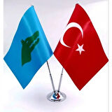 Türkiye ve Göktürk Masa Bayrağı
