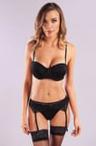 Gala Push-up Strapless Bra, Siyah Konforlu Ve Şık Sütyen, Strapless