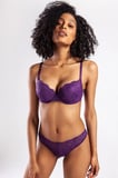 G.colors Balconette Foam Push Up Bra, Mor Konforlu Ve Şık Sütyen