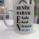 İyiki Varsın Babam Baskılı Kupa