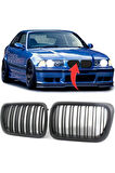 Bmw E36 Ön Panjur Set Mat Siyah 1997-1999 51138195151/152