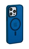İphone 14 Blue Sky Magsafe Kılıf Kapak Koruma Mavi