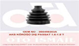 Gkn 300316 306330 Aks Körüğü Diş Audi A4 1.6 00-06 Alz 4A0498203A
