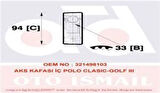 Gkn 302230 Aks Kafası İç Polo Classic-Golf IV-Bora-Caddy 94mm 171498103