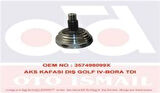 Gkn 302963 Aks Kafası Diş Golf IV Bora 1.9 TDI AGR Ahf ALH Bcb AGU AGN Otomatik 1.6 AKL AEH Bfq 1J0407311C