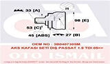 Gkn 303409 Aks Kafası Seti Diş Passat 1.9 TDI 05 8D0407305M