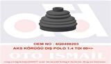 Gkn 303558 Aks Körüğü Diş Polo-Cordoba-Ibiza-Fabia 1.2-1.4-1.6-1.4 16V Bby-Bbz-Bky-CGPA-Cggb 06-10 6Q0498203D