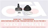 Gkn 303995 Aks Kafası Seti Transporter T5 2.5 TDI Axd 7H0498099A