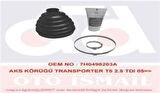 Gkn 303996 Aks Körüğü Diş Volkswagen Transporter T5 2.5 TDI 04 Axd 7H0498203