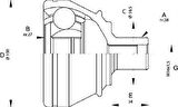 Gkn 304952 Dıs Aks Kafası A6 05-11 A8 04-9 4F0498099A