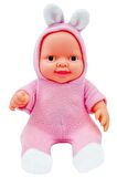 Mavi Pembe Ve Kırmızı Renk 8 Farklı Ses Konuşan Tavşanlı Et Bebek