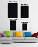 Gold Şerit Kırmızı Siyah Fonlu Atatürk Cam Tablo, Uv Baskılı ve Temperli, Hediyelik