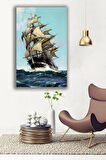 Dekoratif Duvar Tablosu Temperli Cam Tablo 36x23 cm