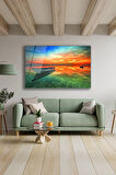 Dekoratif Duvar Tablosu Temperli Cam Tablo 36x23 cm