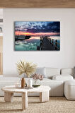 Dekoratif Duvar Tablosu Temperli Cam Tablo 36x23 cm