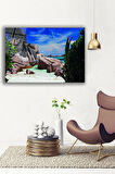 Dekoratif Duvar Tablosu Temperli Cam Tablo 36x23 cm