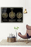 Dekoratif Duvar Tablosu Temperli Cam Tablo 36x23 cm