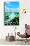 Dekoratif Duvar Tablosu Temperli Cam Tablo 36x23 cm