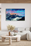 Dekoratif Duvar Tablosu Temperli Cam Tablo 36x23 cm
