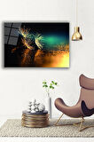 Dekoratif Duvar Tablosu Temperli Cam Tablo 36x23 cm