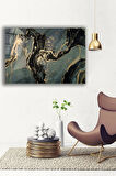 Dekoratif Duvar Tablosu Temperli Cam Tablo 36x23 cm